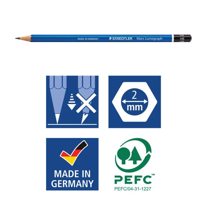 Staedtler Mars Lumograph Graphite Pencil HB