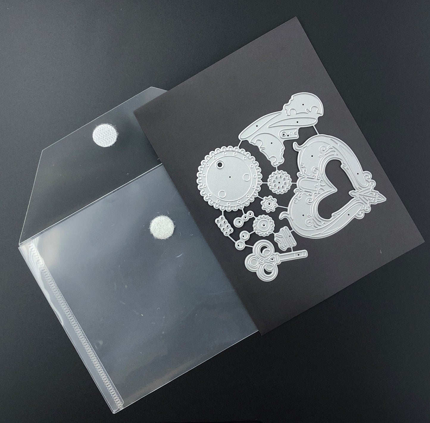 CD PP Die Storage Wallets - Pk1 with Magnetic sheet