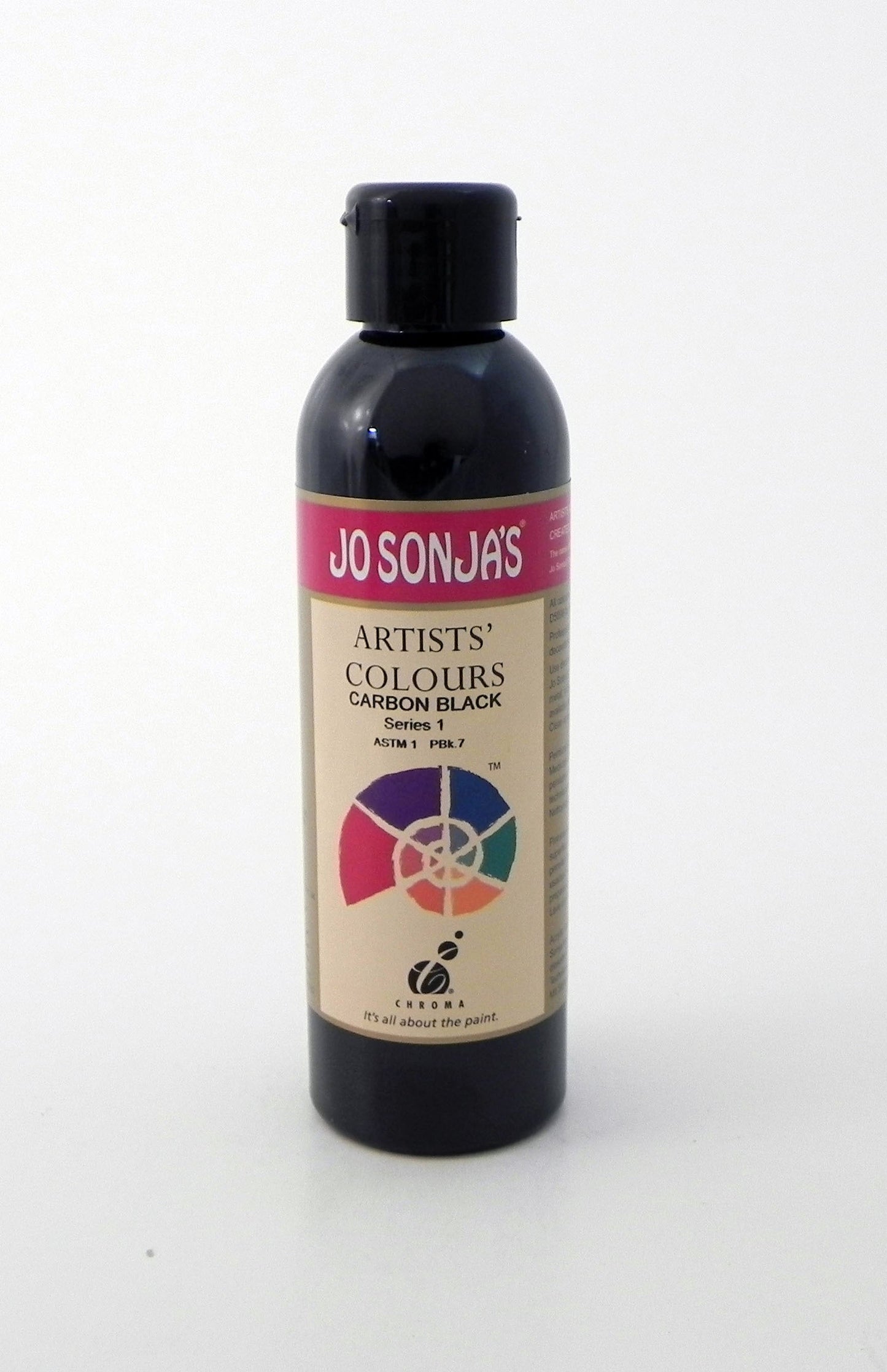 JoSonja Matte Flow Acrylic Paint 250ml S1 - Carbon Black