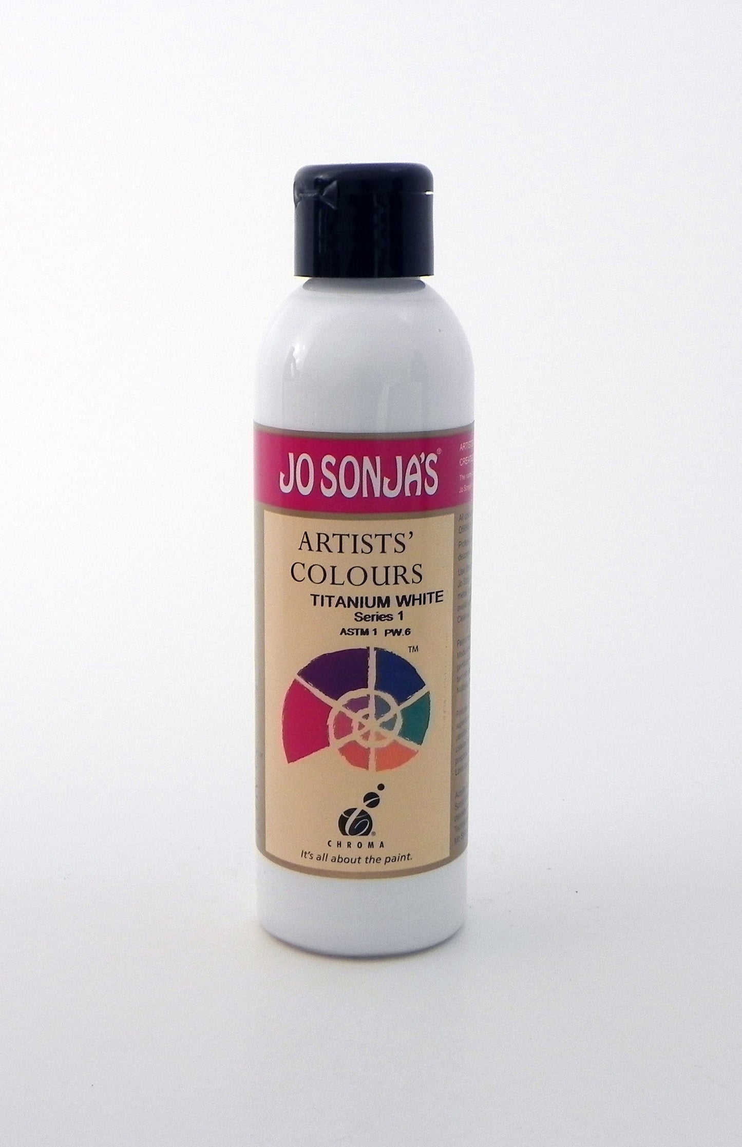 JoSonja Matte Flow Acrylic Paint 250ml S1 - Titanium White