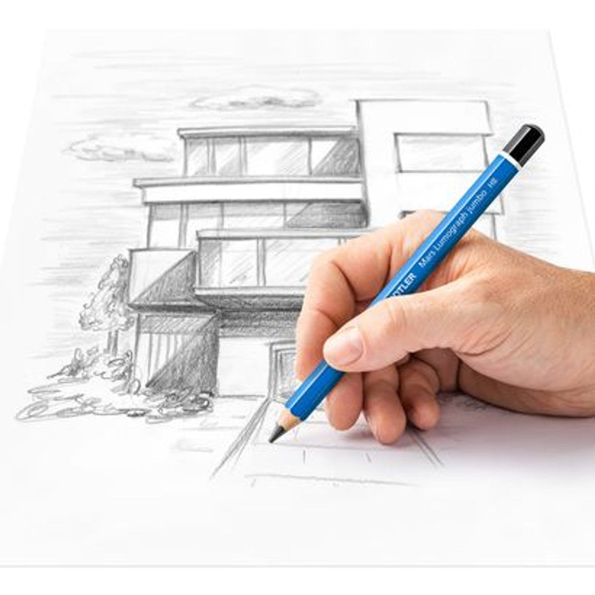 Staedtler Mars Lumograph Jumbo Pencils 8B