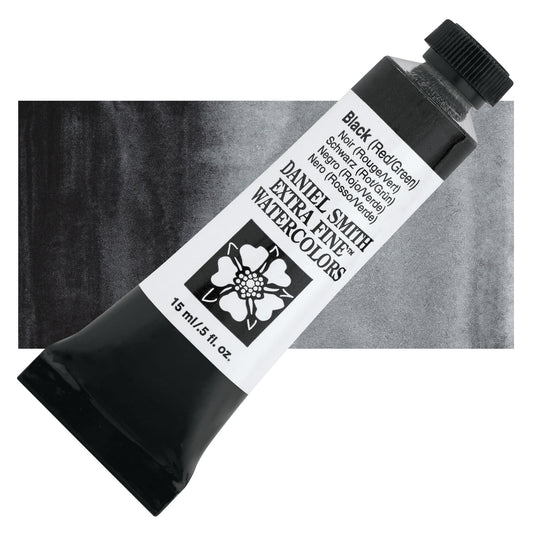 Daniel Smith Extra Fine Watercolour 15ml JANES BLACK (RED/GREEN) S2