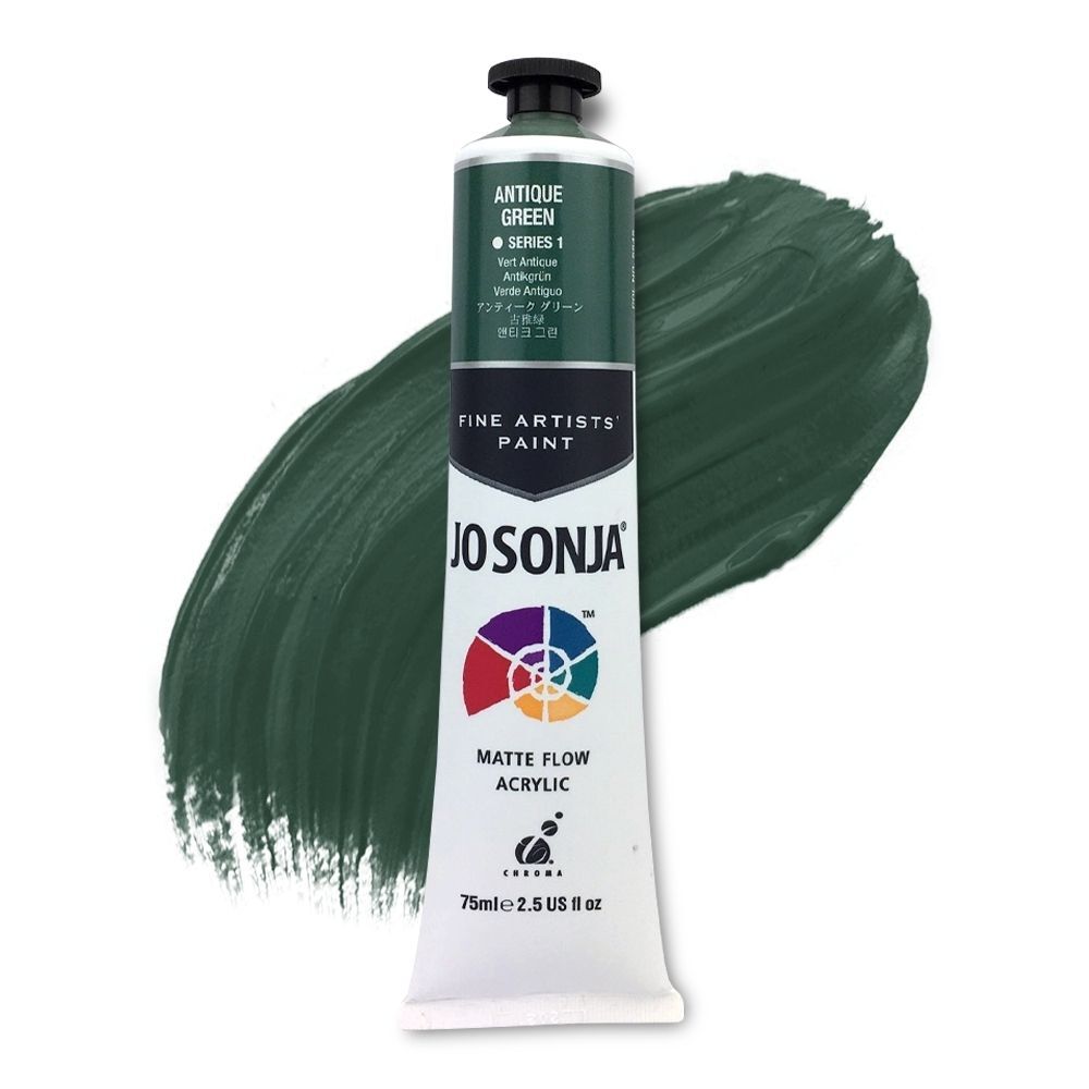 JoSonja Matte Flow Acrylic Paint 75ml S1 - Antique Green