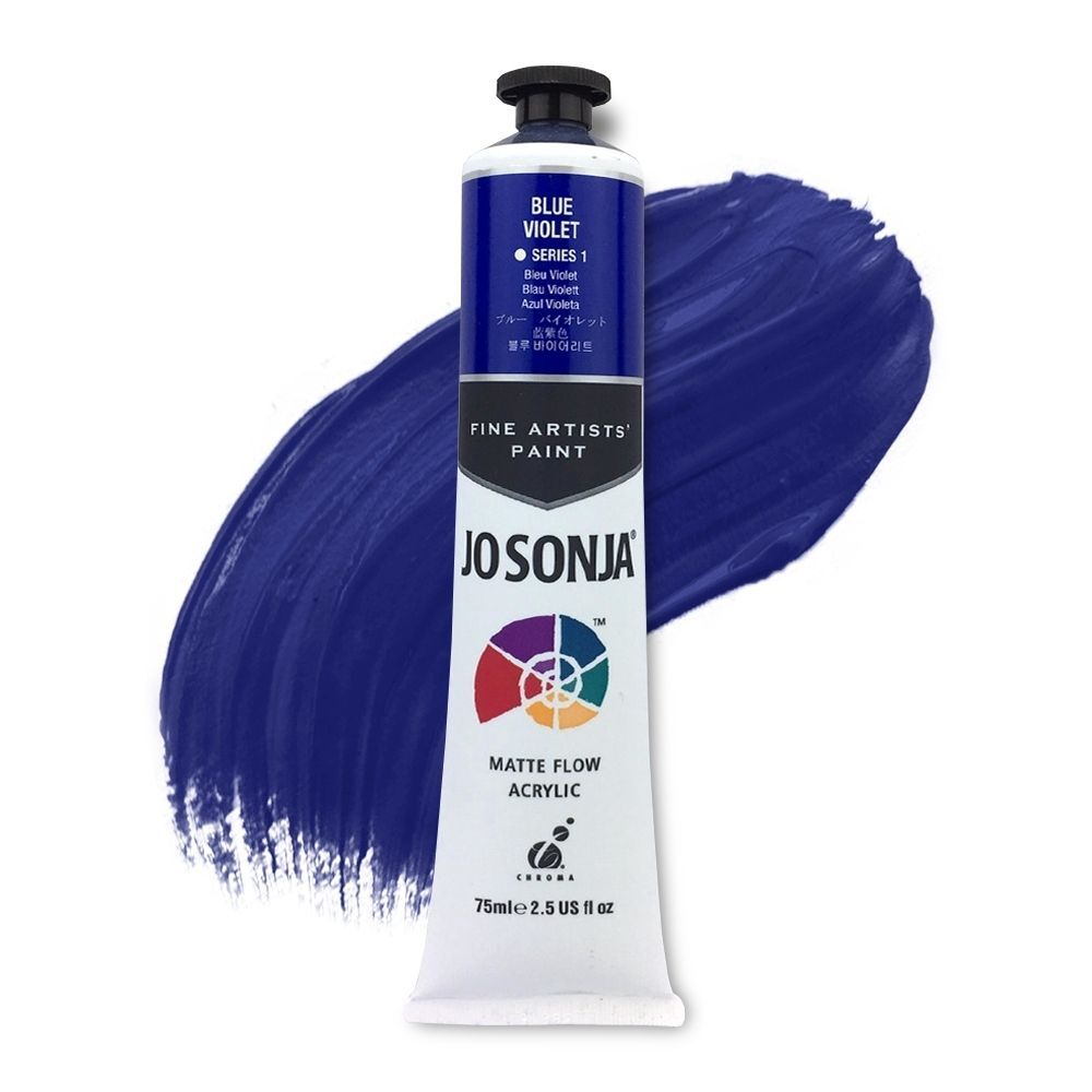 JoSonja Matte Flow Acrylic Paint 75ml S1 - Blue Violet