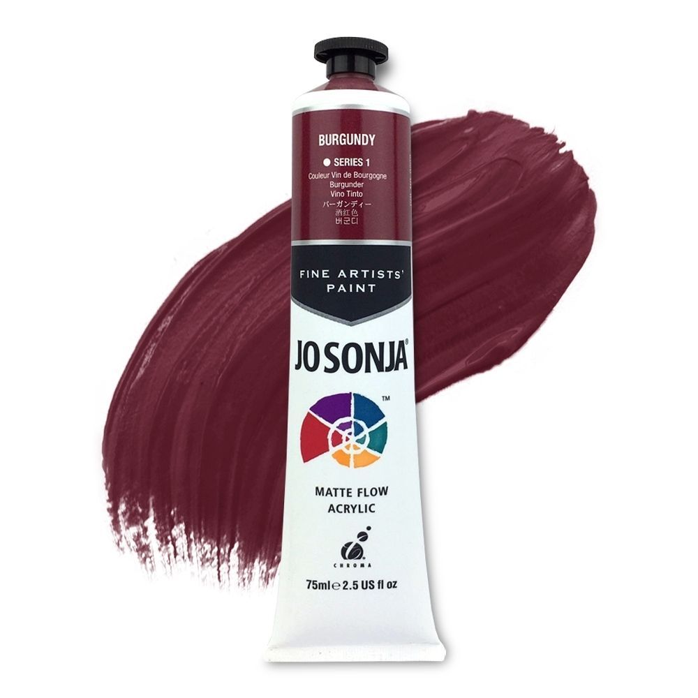 JoSonja Matte Flow Acrylic Paint 75ml S1 - Burgundy