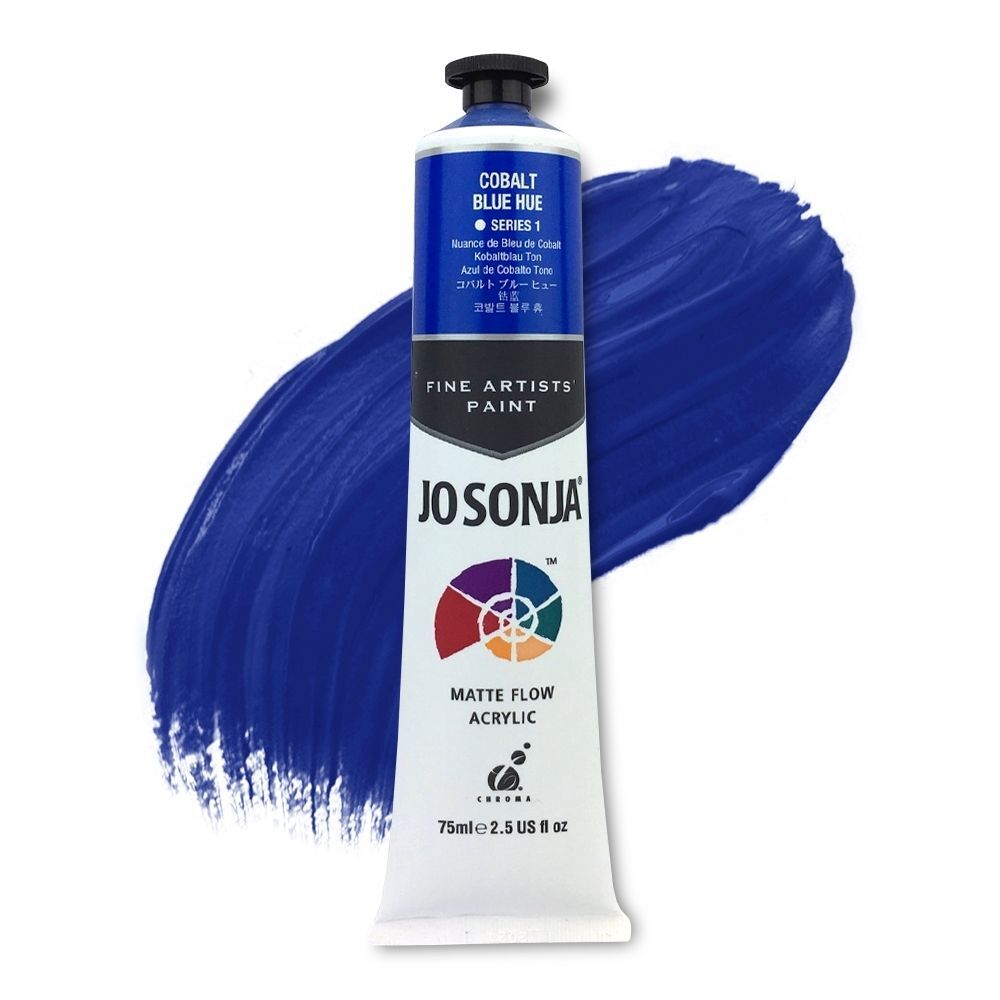 JoSonja Matte Flow Acrylic Paint 75ml S1 - Cobalt Blue Hue