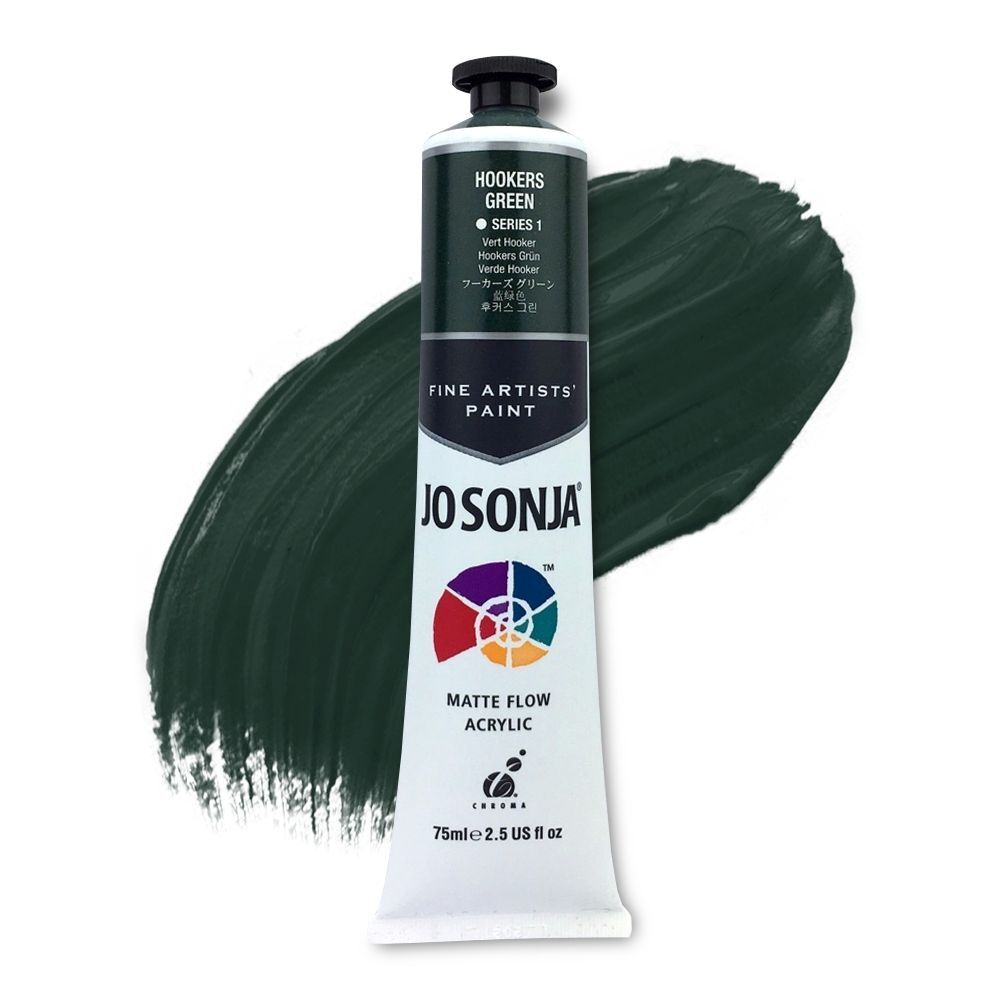 JoSonja Matte Flow Acrylic Paint 75ml S1 - Hookers Green