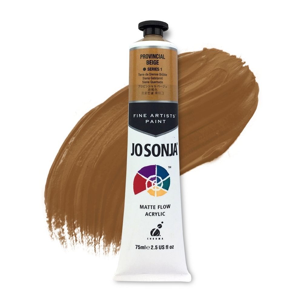 Jo Sonja Matte Flow Acrylic Paint 75ml S1 - Provincial Beige
