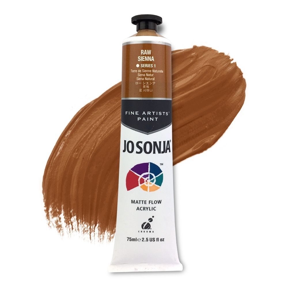JoSonja Matte Flow Acrylic Paint 75ml S1 - Raw Sienna