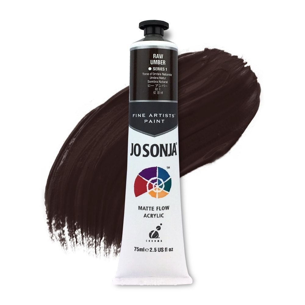 JoSonja Matte Flow Acrylic Paint 75ml S1 - Raw Umber