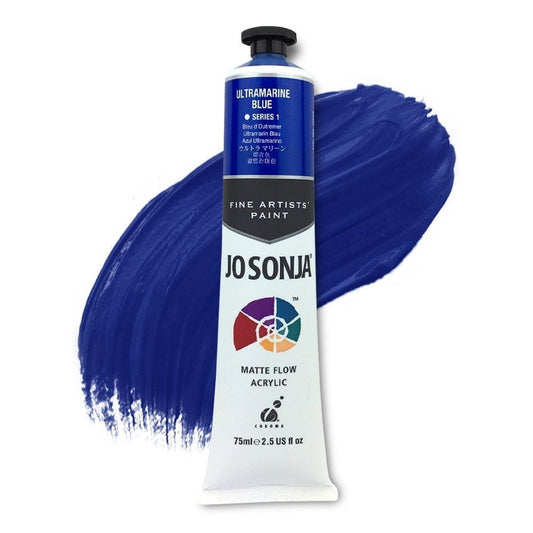 ULTRAMARINE BLUE JoSonja Matte Flow Acrylic Paint 75ml S1