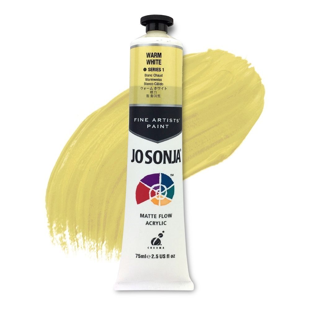 JoSonja Matte Flow Acrylic Paint 75ml S1 - Warm White