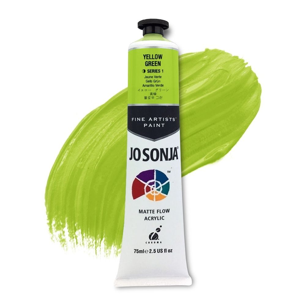 JoSonja Matte Flow Acrylic Paint 75ml S1 - Yellow Green