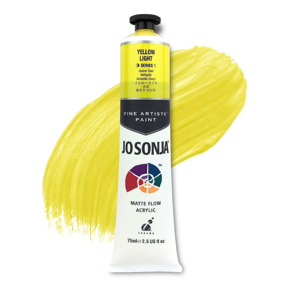 JoSonja Matte Flow Acrylic Paint 75ml S1 - Yellow Light