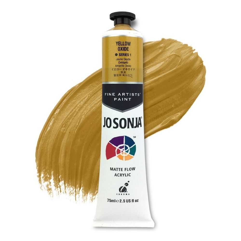 JoSonja Matte Flow Acrylic Paint 75ml S1 - Yellow Oxide