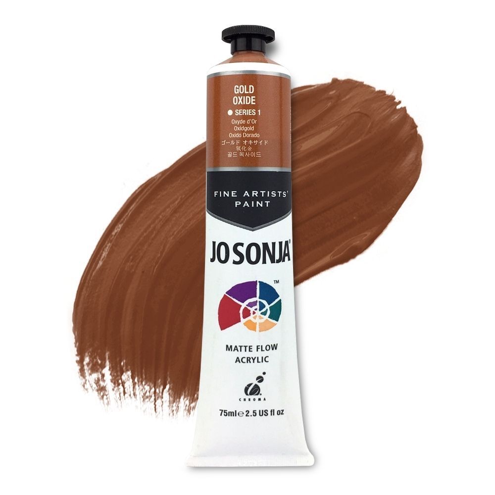 JoSonja Matte Flow Acrylic Paint 75ml S1 - Gold Oxide