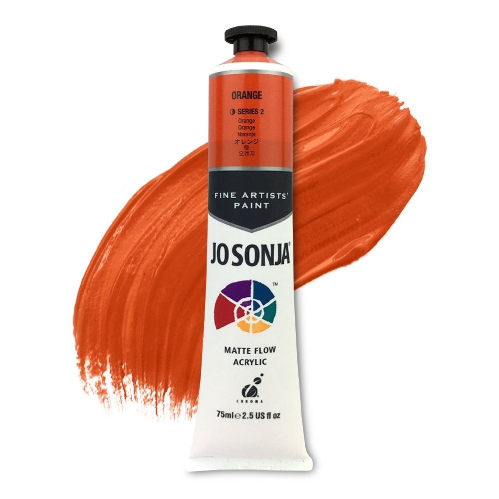 ORANGE JoSonja Matte Flow Acrylic Paint 75ml S2
