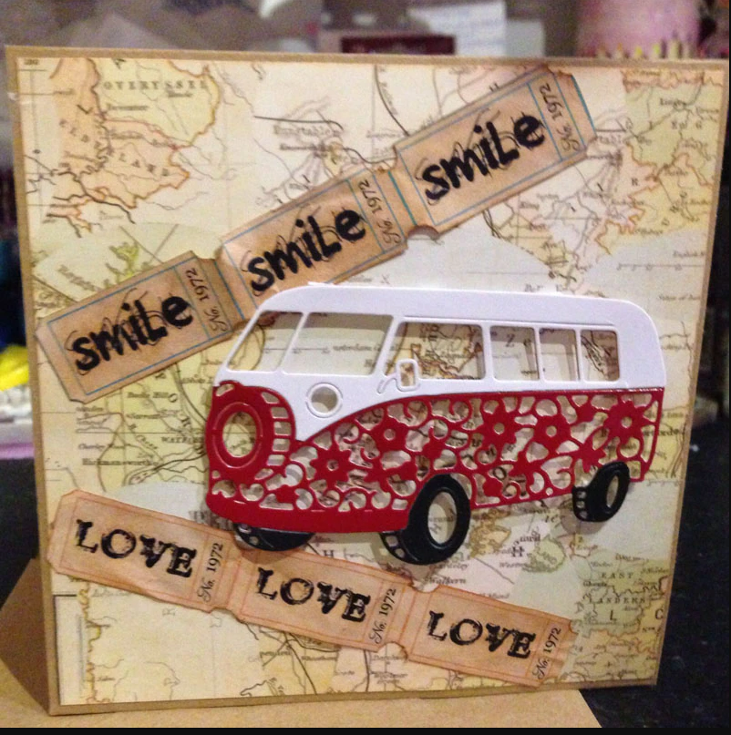 FDC Lace Campervan #2 Steel Cutting Die