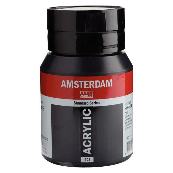LAMP BLACK Amsterdam Standard Acrylic 500ml