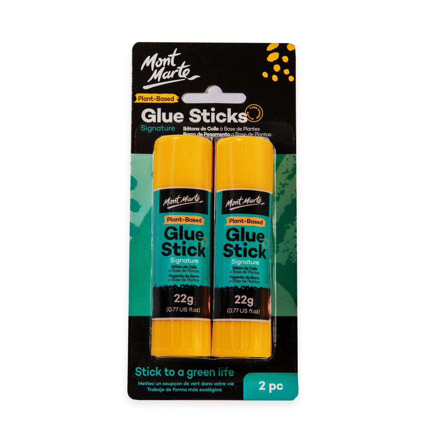 Mont Marte Plant Based Glue Sticks Pk2
