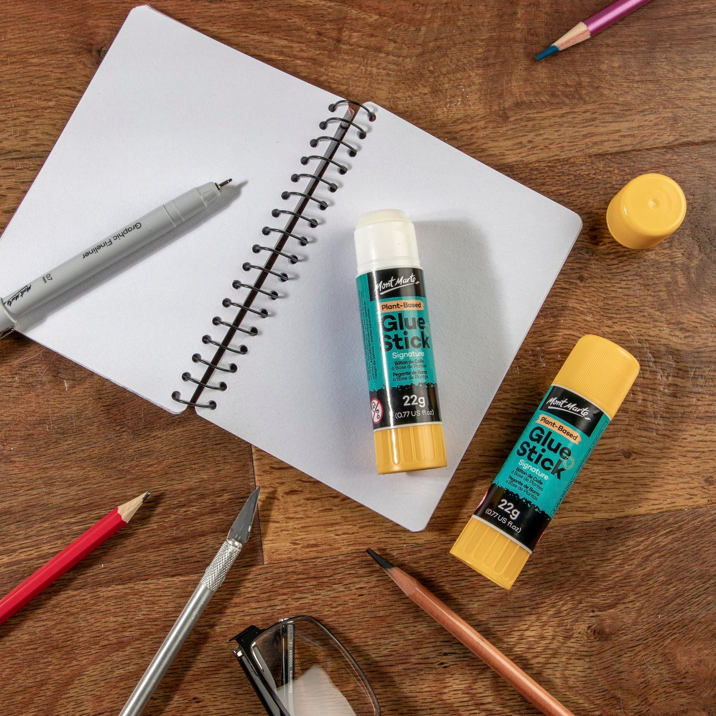 Mont Marte Plant Based Glue Sticks Pk2