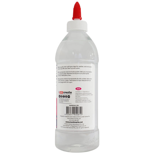 Mont Marte Adhesive - Clear PVA Craft Glue 500g