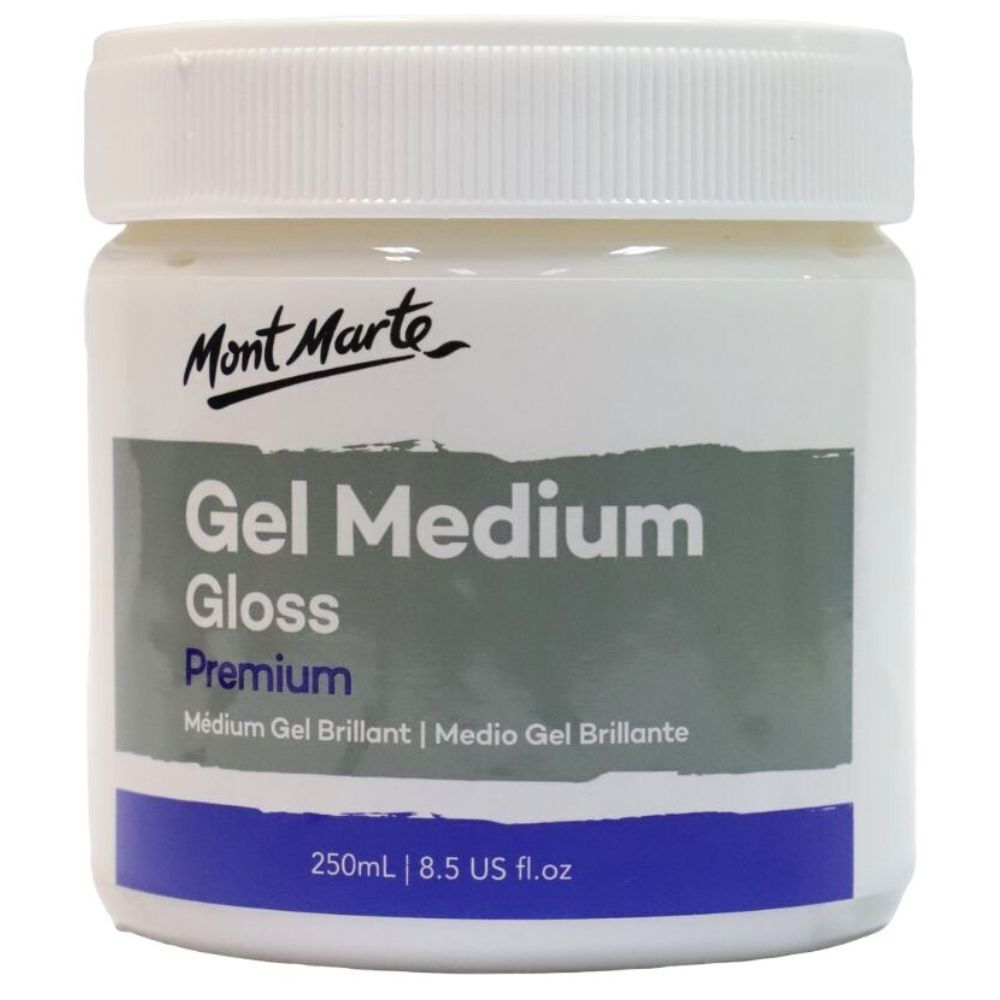 Mont Marte Gloss Gel Medium - 250ml