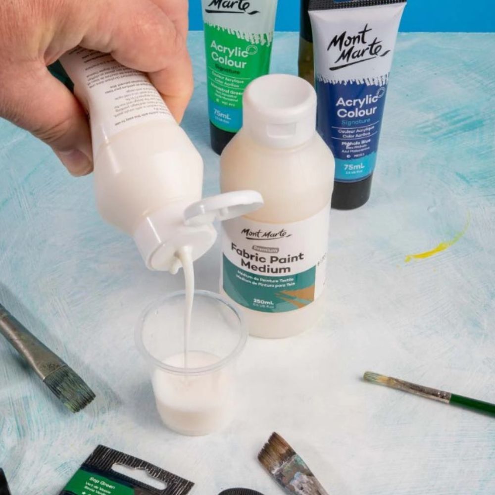 Mont Marte Fabric Paint Medium 250ml