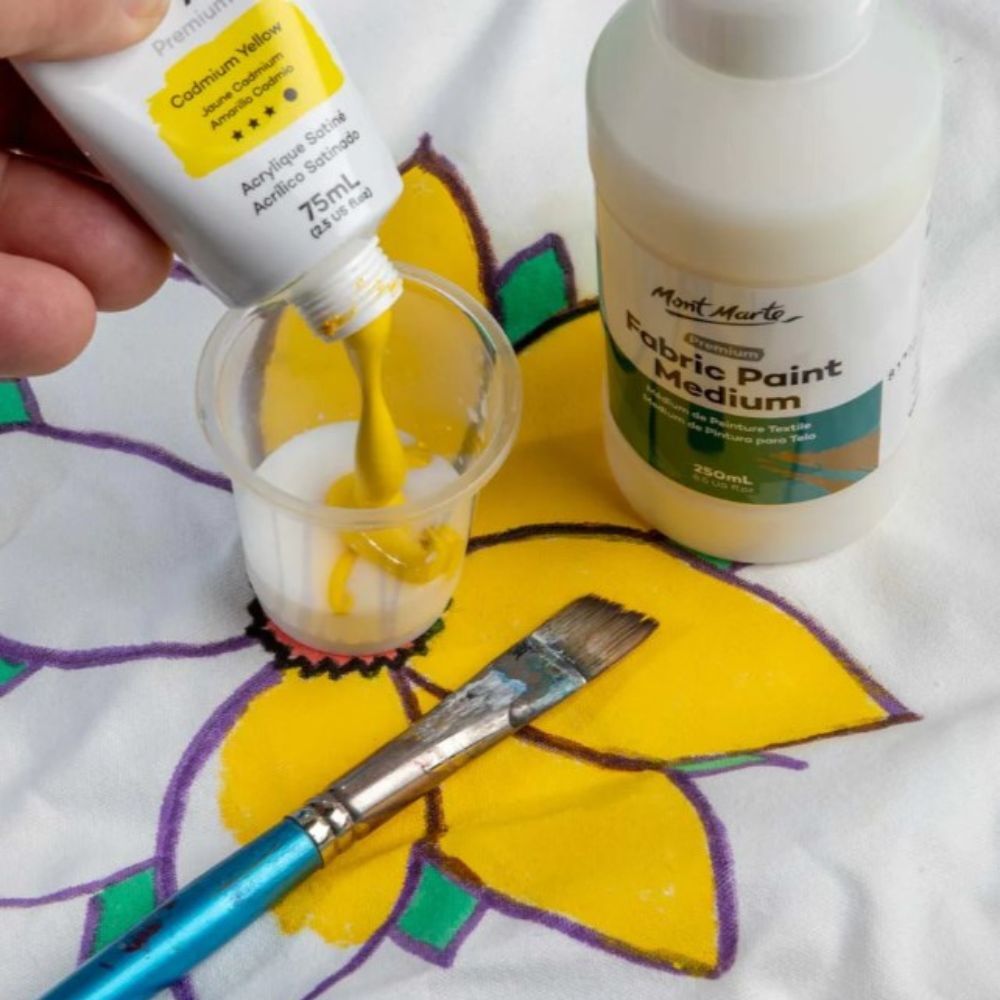 Mont Marte Fabric Paint Medium 250ml