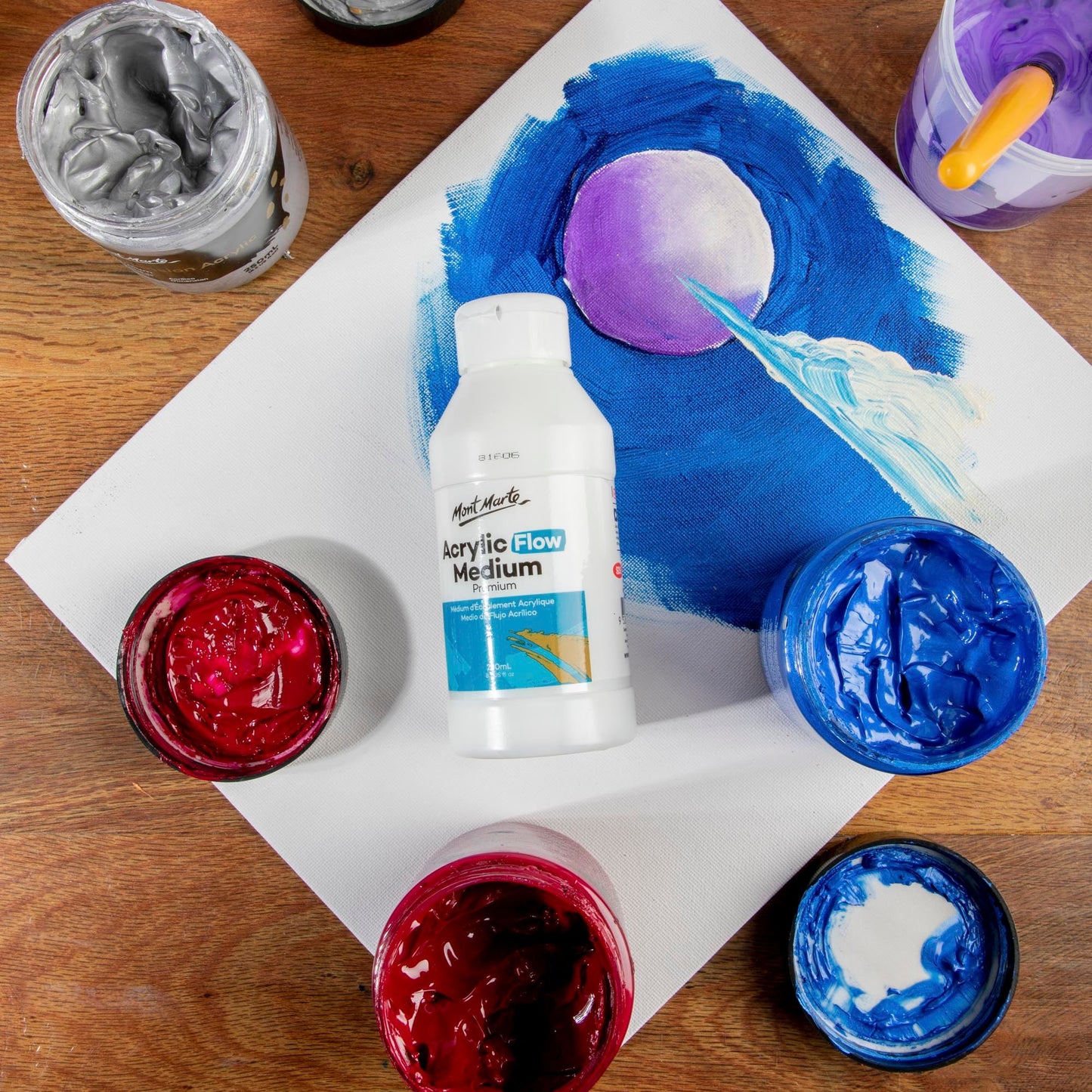 Mont Marte Acrylic Medium - Flow Medium 250ml