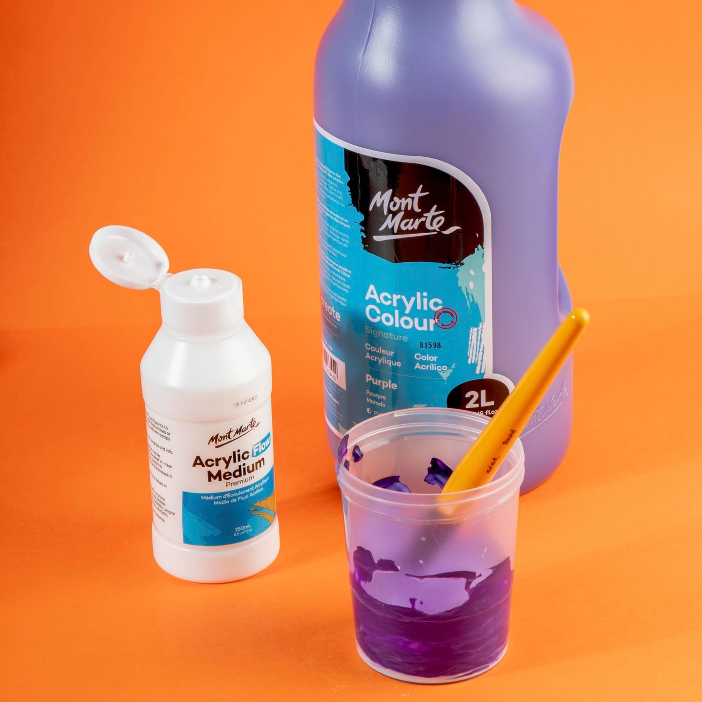 Mont Marte Acrylic Medium - Flow Medium 250ml