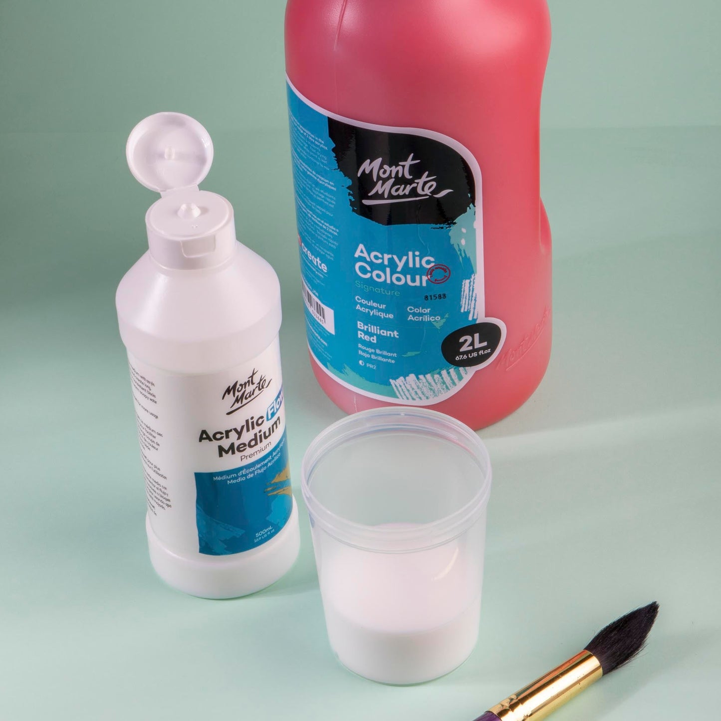 Mont Marte Acrylic Medium - Flow Medium 500ml