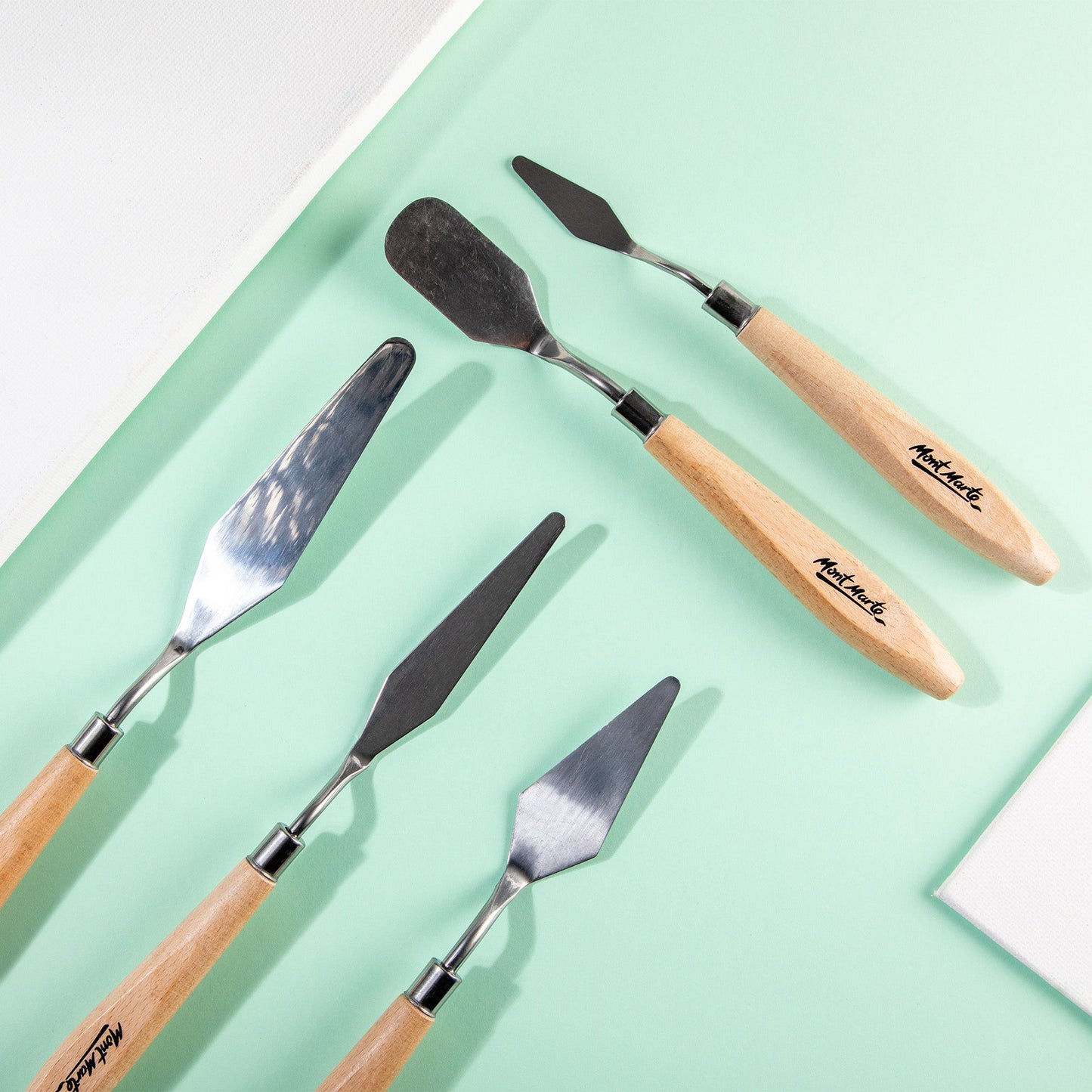 Mont Marte Studio Series - Palette Knife Set 5pce (Stainless Steel)