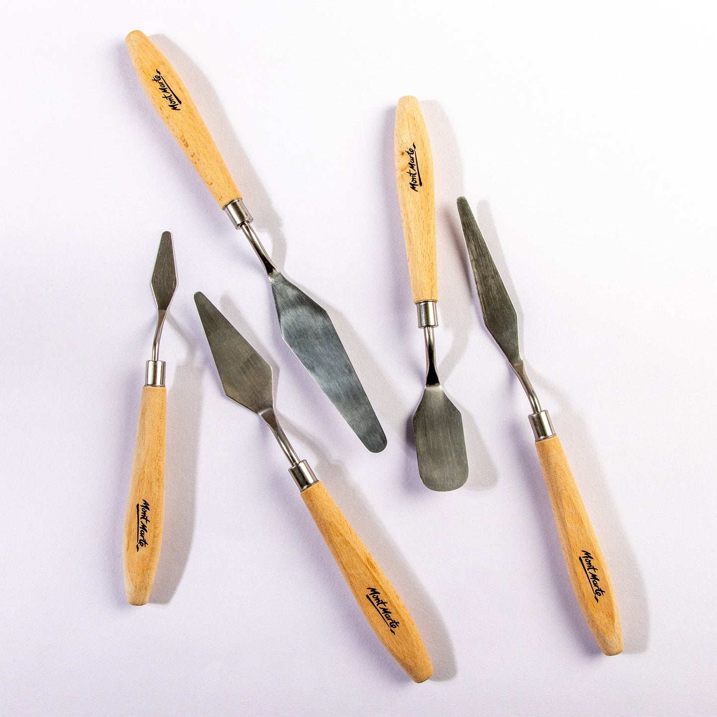 Mont Marte Studio Series - Palette Knife Set 5pce (Stainless Steel)