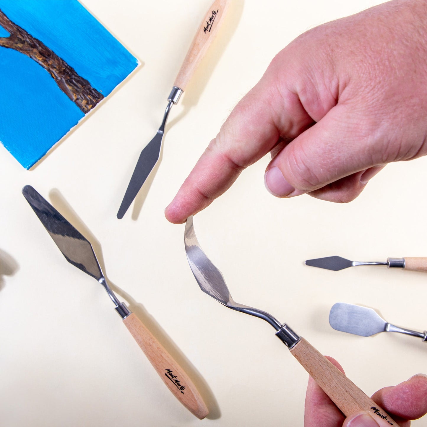 Mont Marte Studio Series - Palette Knife Set 5pce (Stainless Steel)