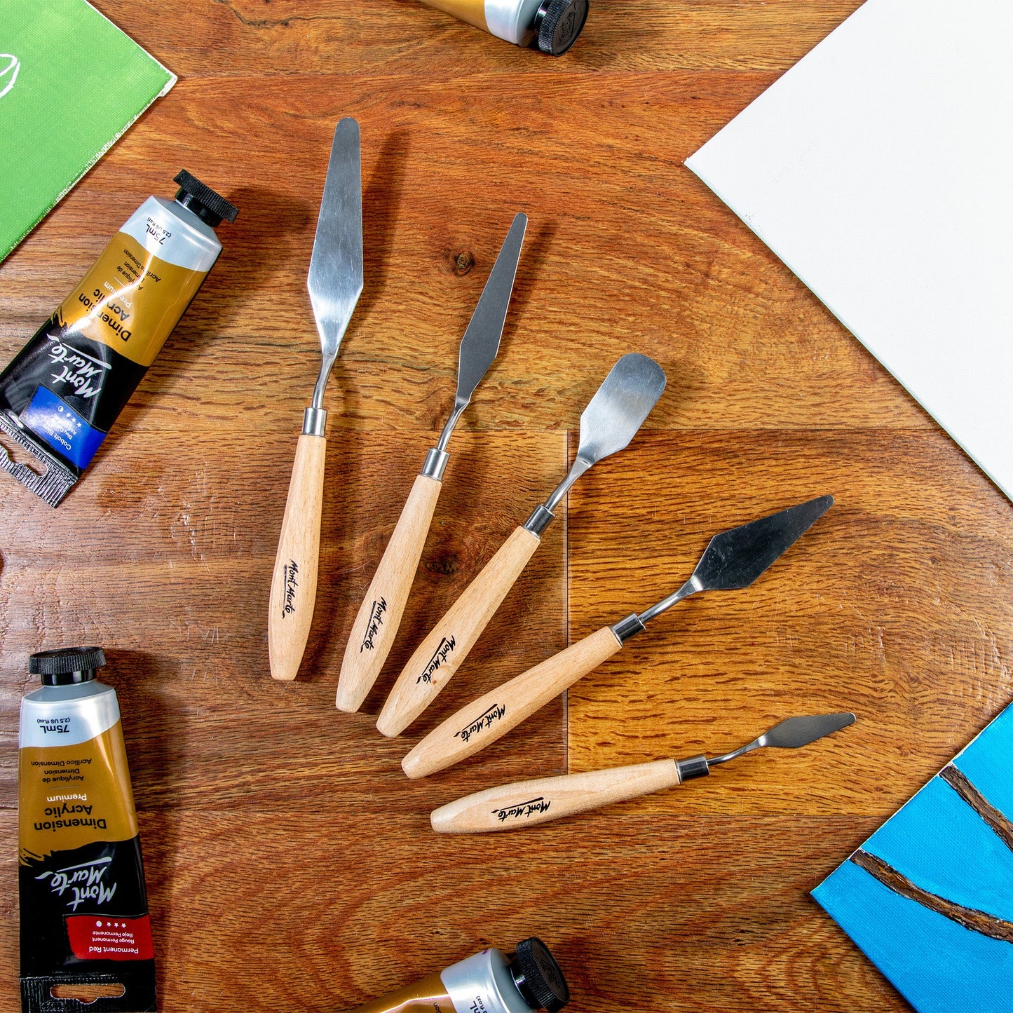 Mont Marte Studio Series - Palette Knife Set 5pce (Stainless Steel)