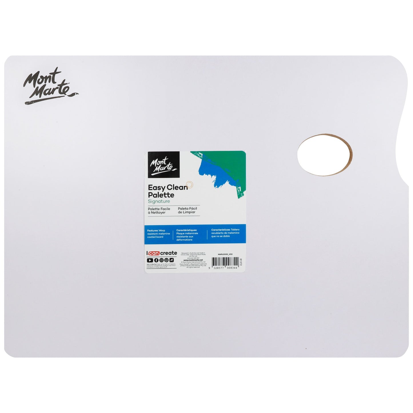 Mont Marte Palette - Easy Clean 30 x 40cm