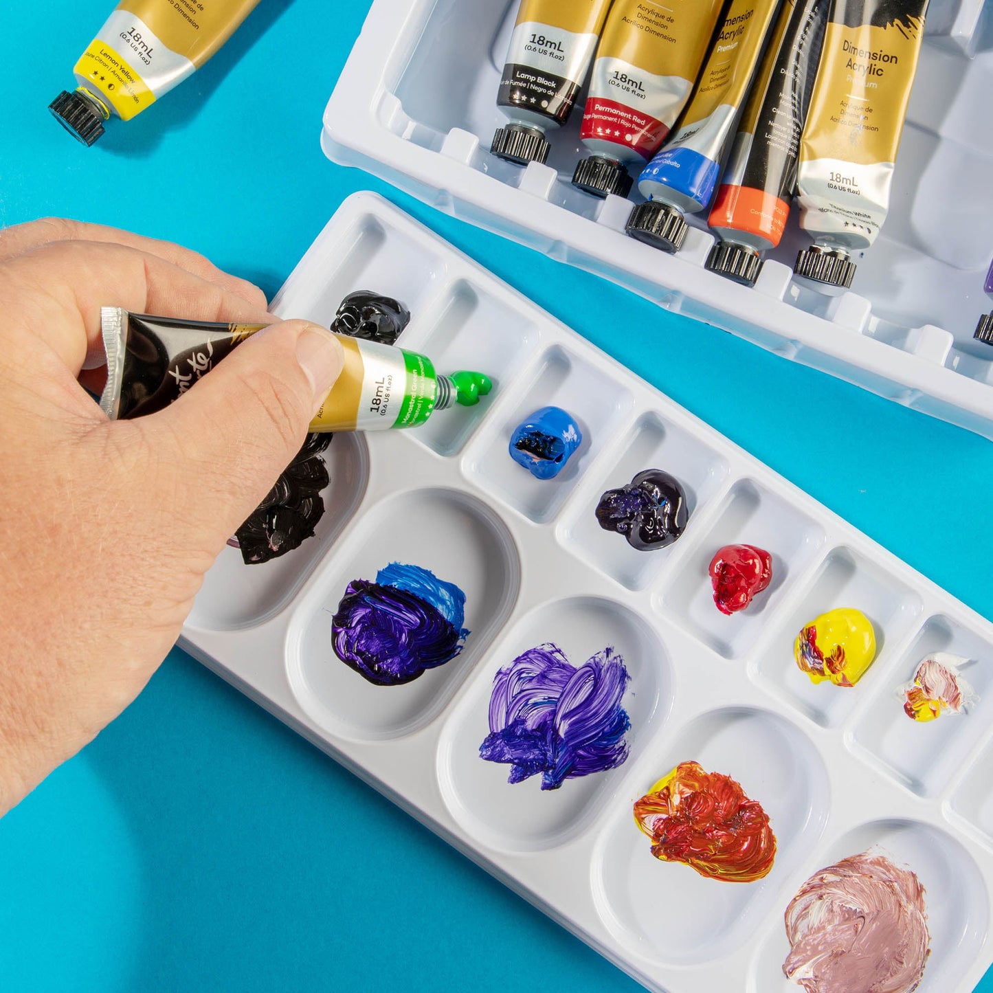 Mont Marte Palette - Disposable Plastic Palette 5pc
