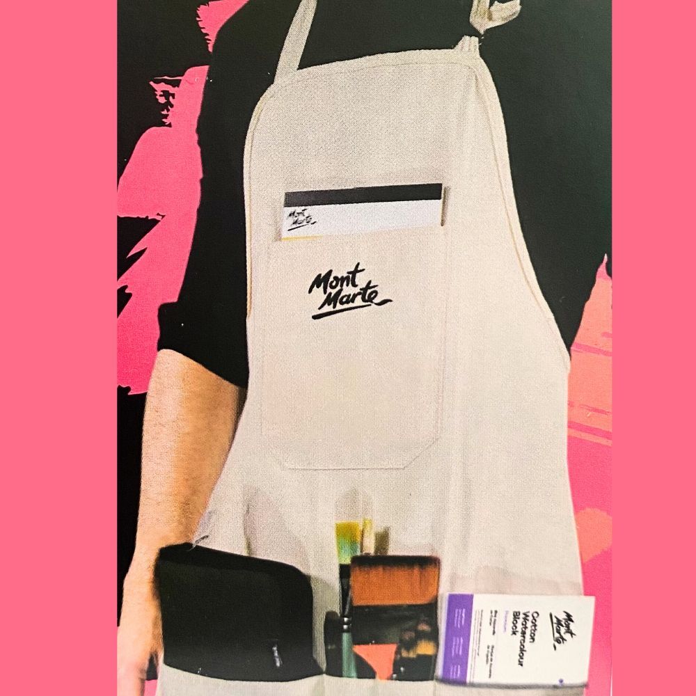 Mont Marte Artist Apron (Heavy Duty Calico)