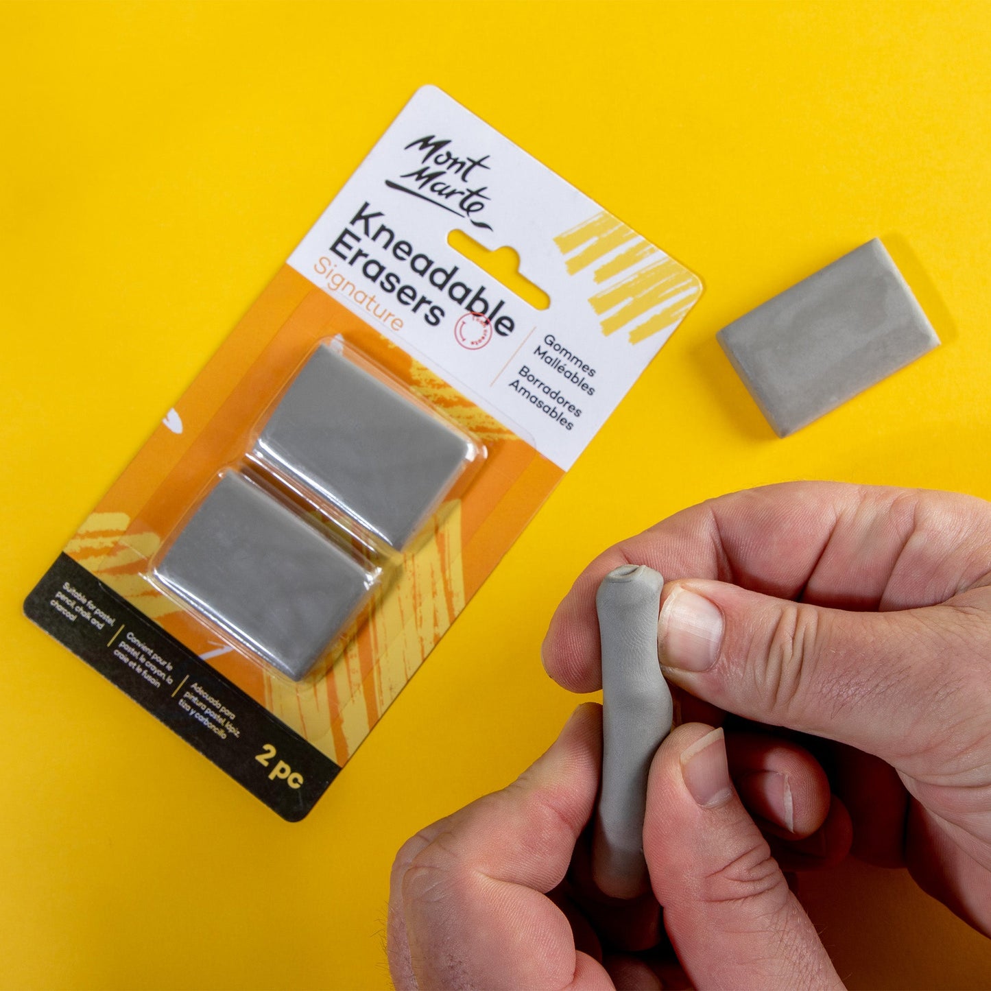 Mont Marte Eraser - Kneadable Erasers 2pc