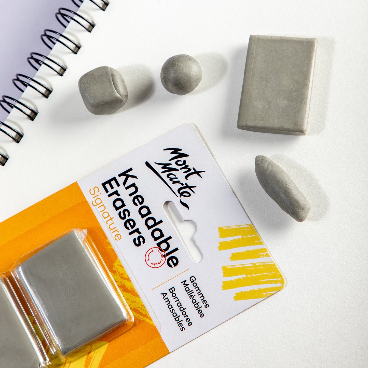 Mont Marte Eraser - Kneadable Erasers 2pc
