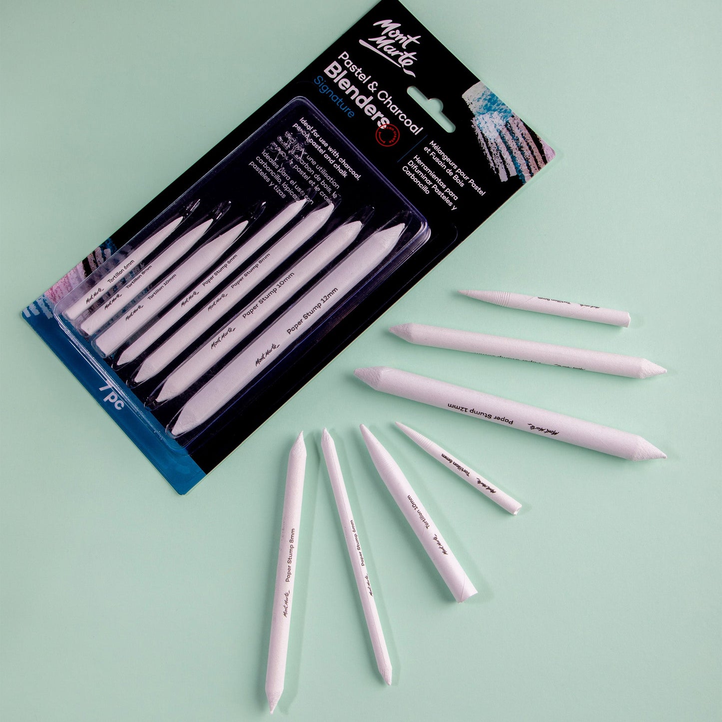 Mont Marte Pastel & Charcoal Blenders 7pc
