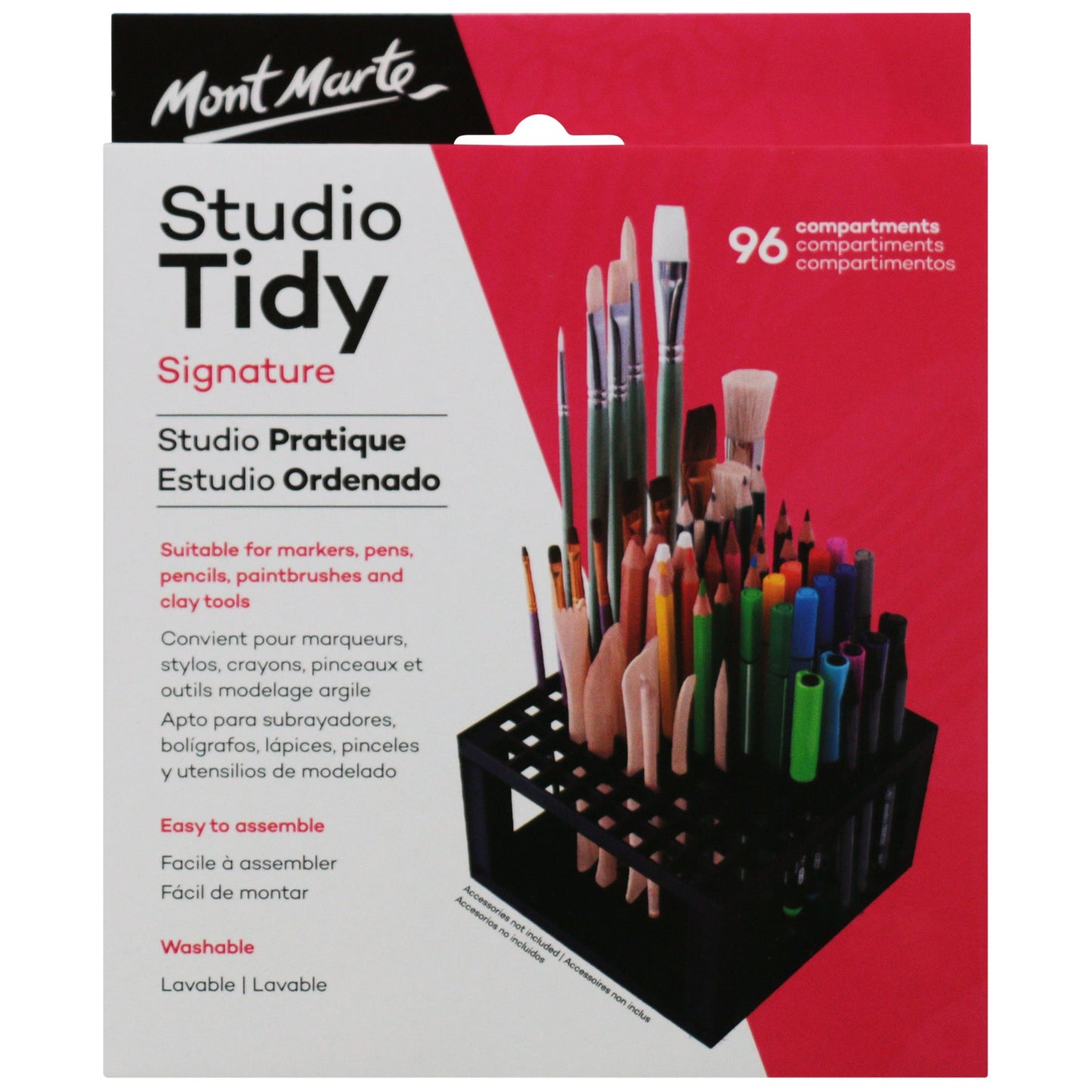 Mont Marte Signature Studio Tidy - Brush stand, desk organiser