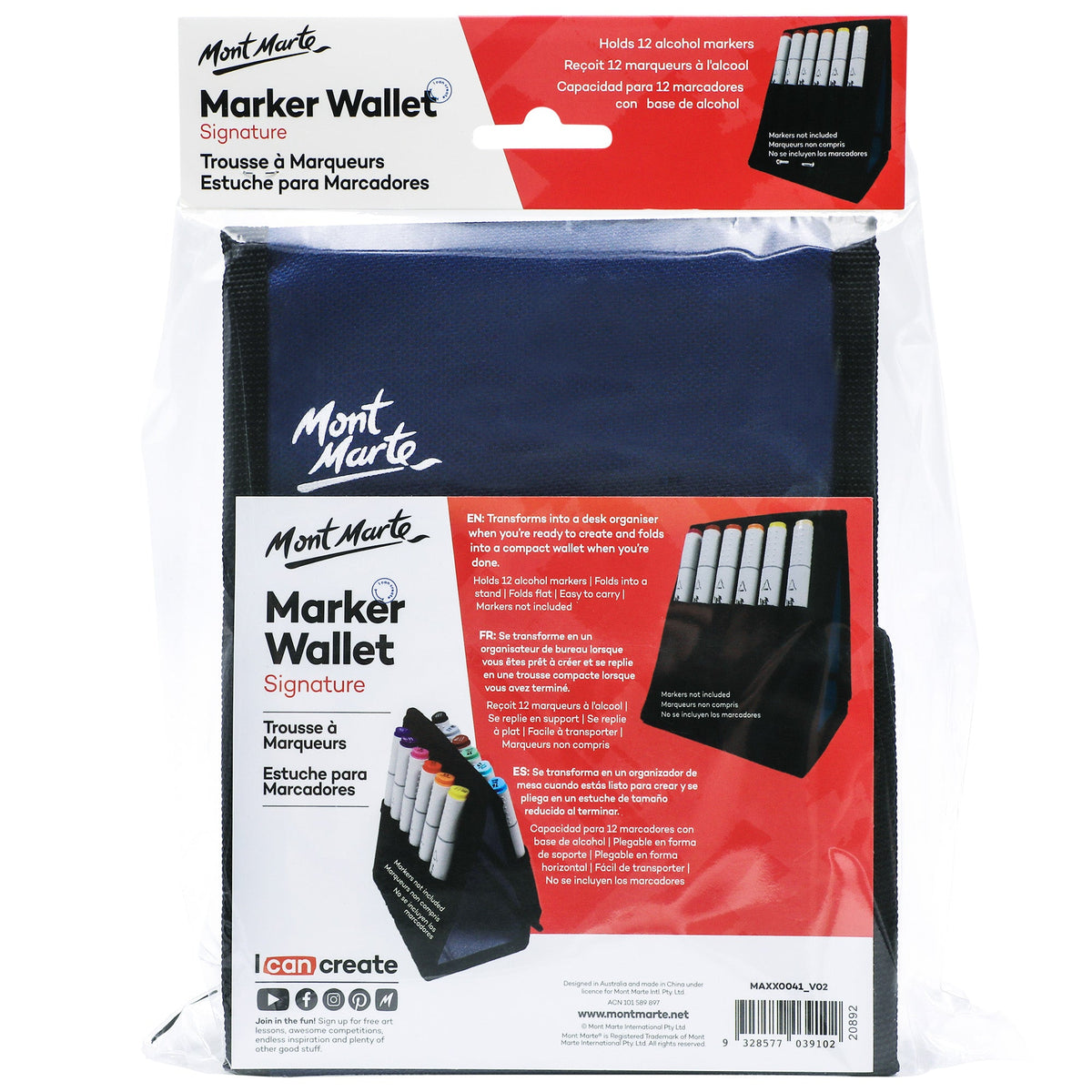 Mont Marte Signature Marker Wallet