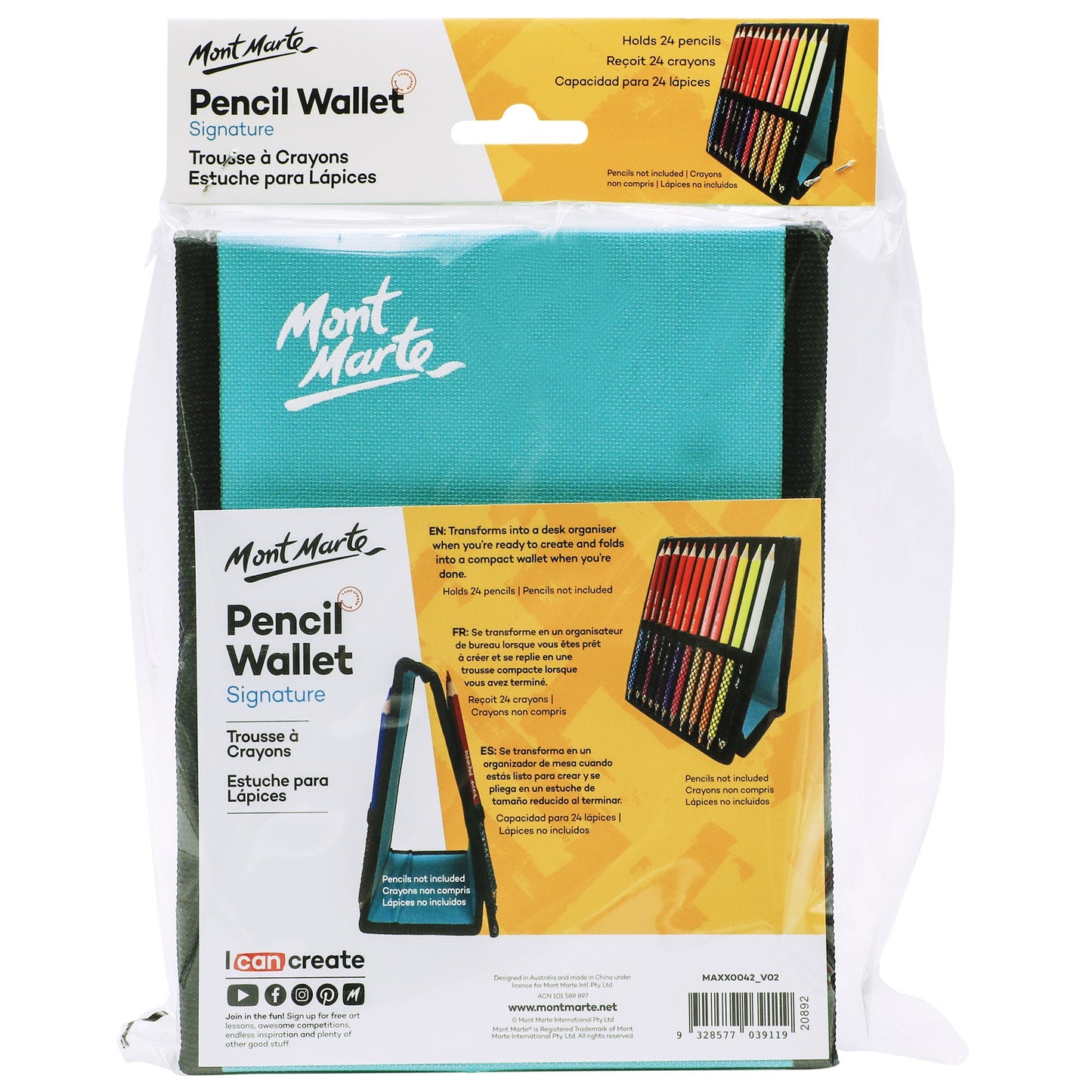 Mont Marte Signature Pencil Wallet