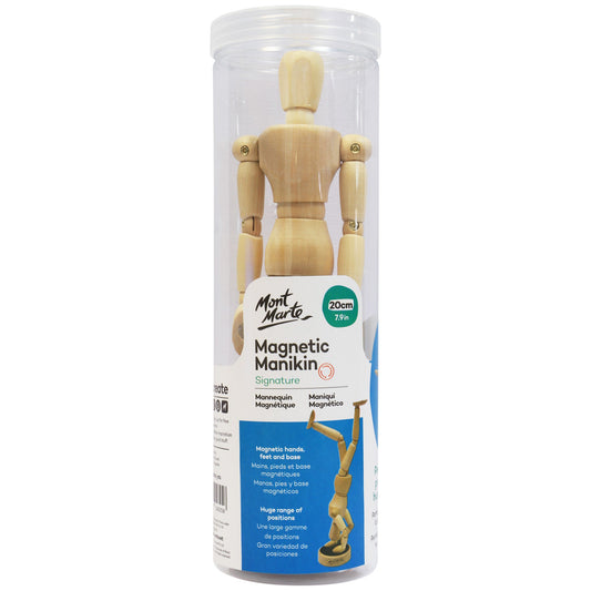 Mont Marte Wooden Manikin Magnetic 20cm