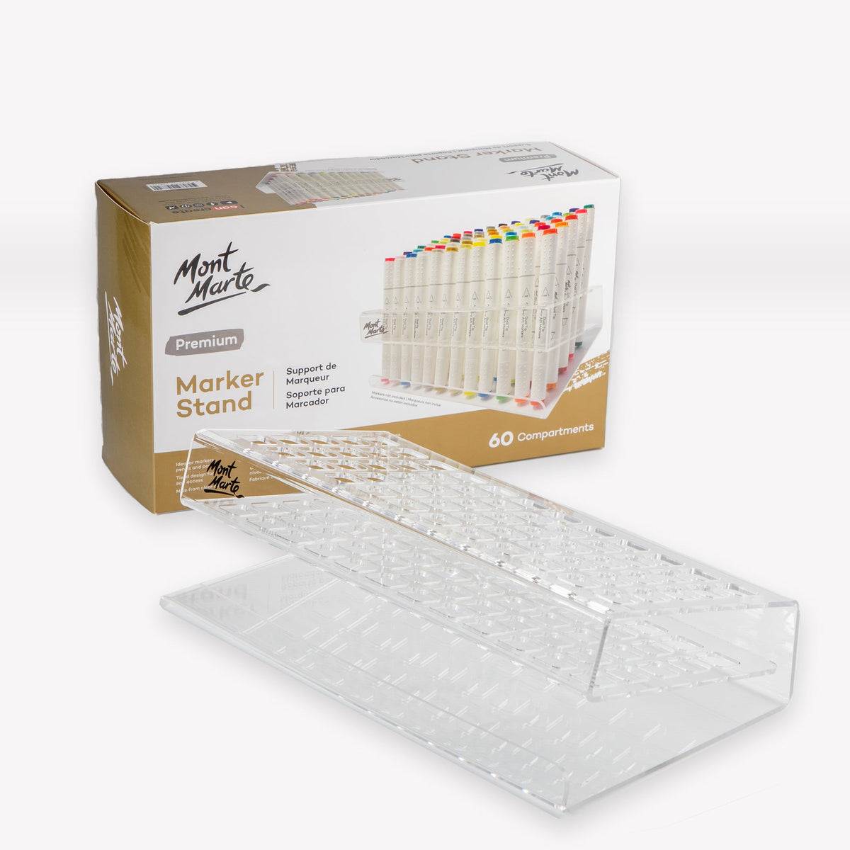 Mont Marte Storage - Slanted Marker Stand 60 Slot