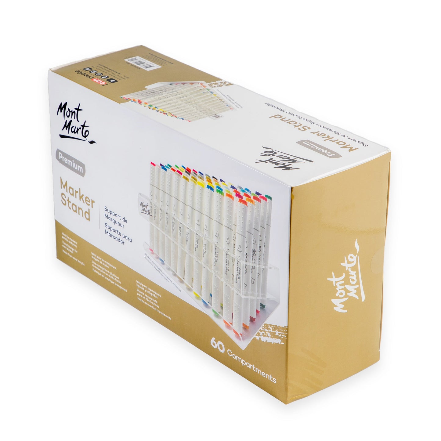 Mont Marte Storage - Slanted Marker Stand 60 Slot