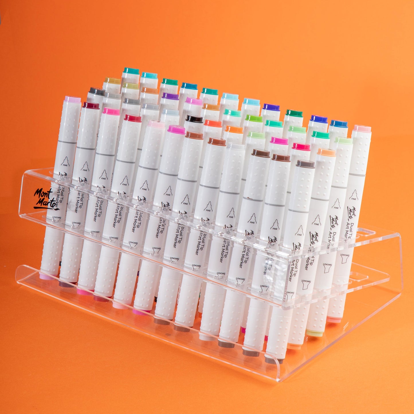 Mont Marte Storage - Slanted Marker Stand 60 Slot