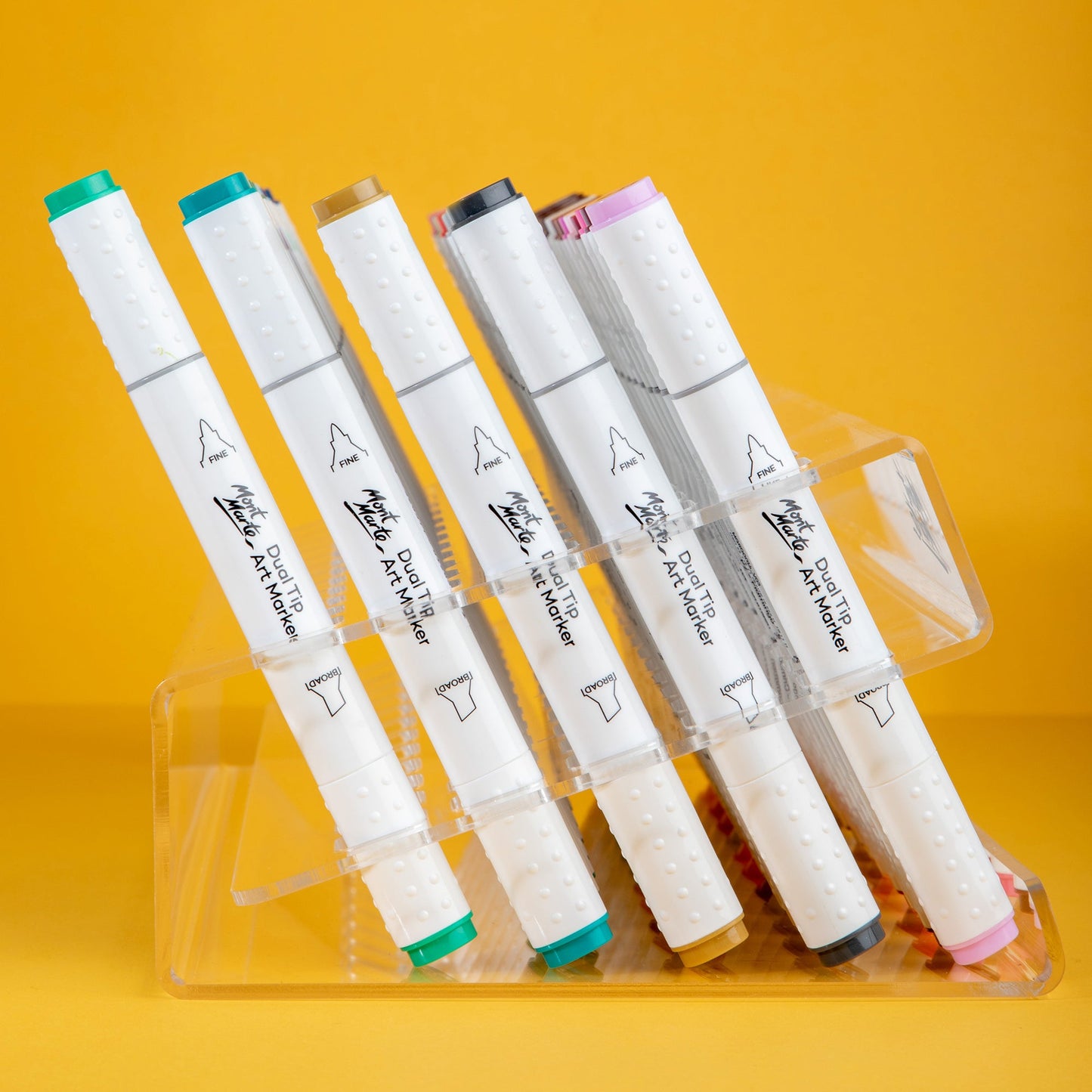 Mont Marte Storage - Slanted Marker Stand 60 Slot